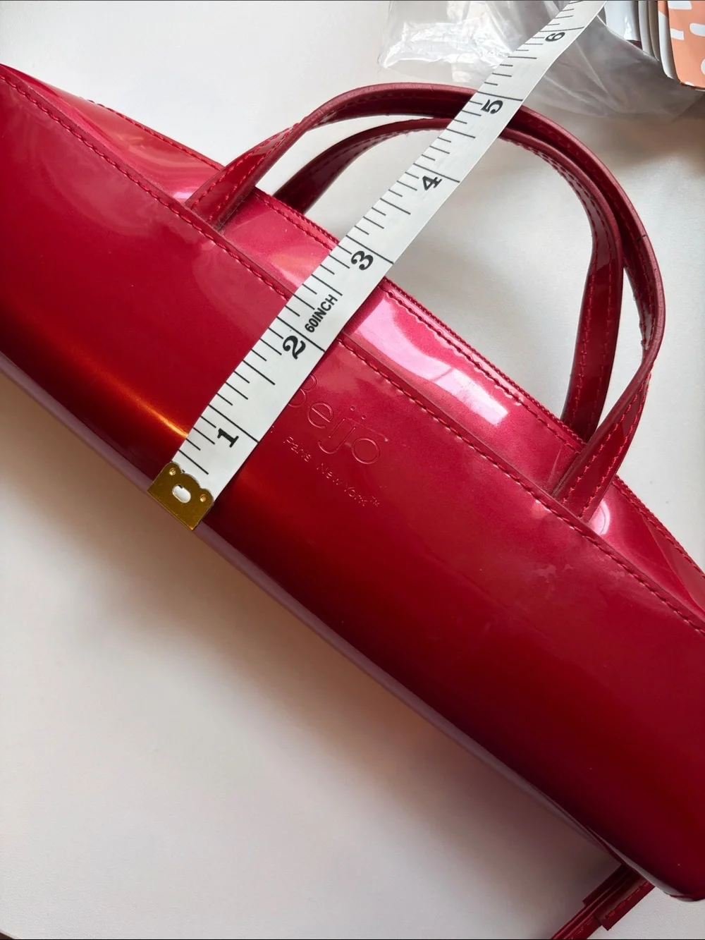Beijo Red Barrel Crossbody with Top Handles